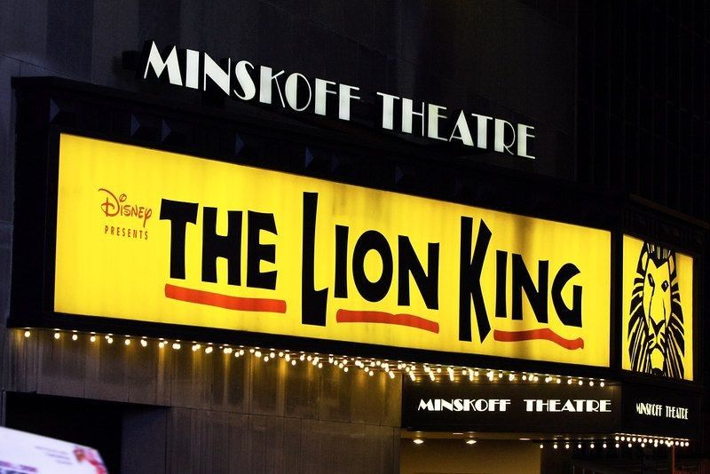 Display of the lion king 