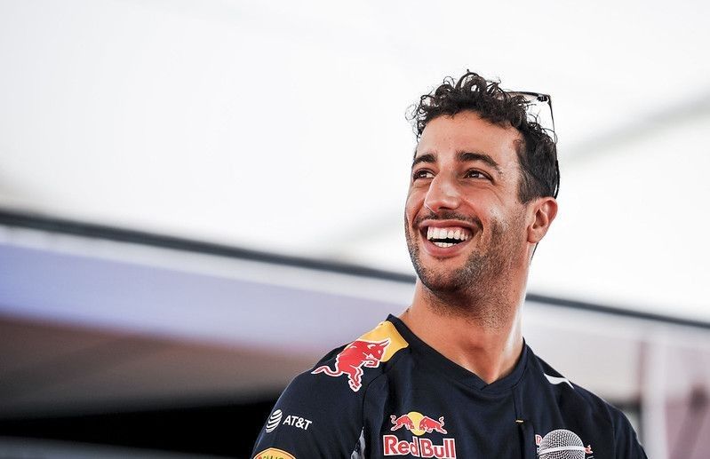 Red Bull Racing driver, Daniel Ricciardo during meet and greet with fans at Formula One (F1) Petronas Malaysia Grand Prix 2016