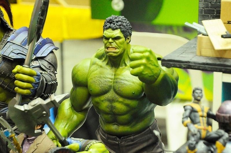 Hulk character action figures from Marvel Comic