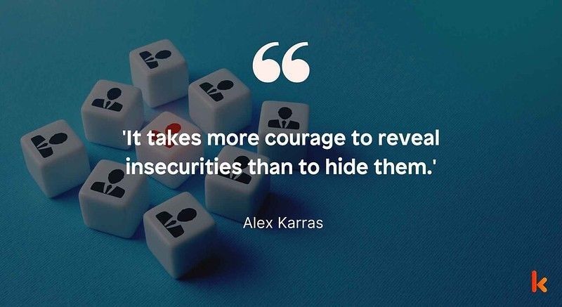 Insecurity quote by Alex Karras