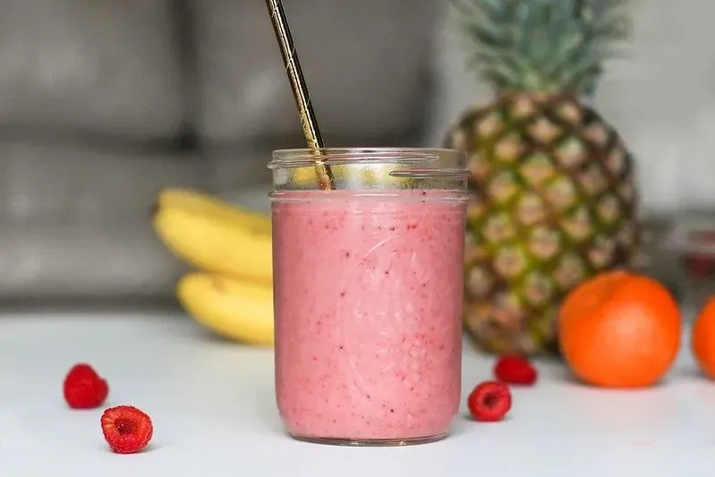 Refreshing Pink Smoothie for toddlers