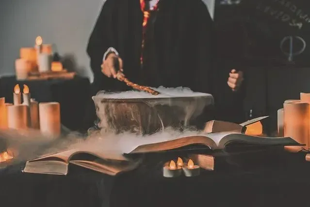Children making potions like Harry Potter