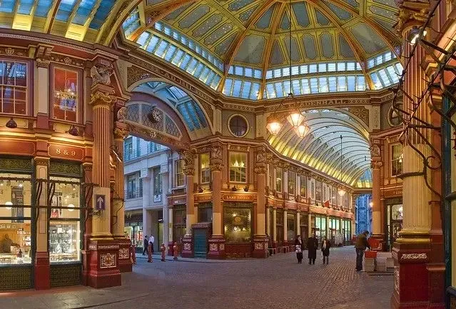Leadenhall Market is the setting for Diagon Alley