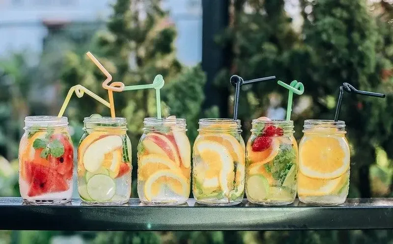 Fruit infused water for labour.