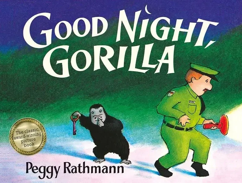 Good Night, Gorilla by Peggy Rathmann book cover.
