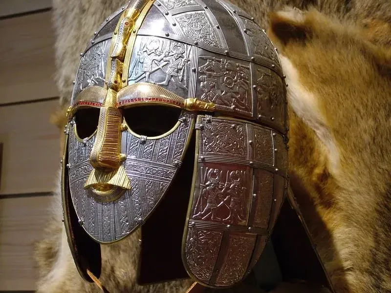 Anglo-Saxon helmet and mask armour.
