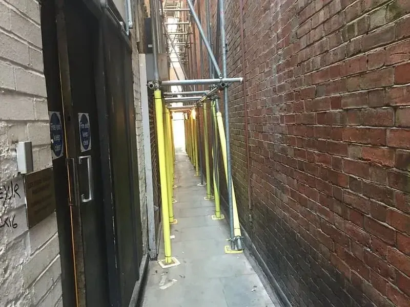 Brydges Place, London's narrowest alley.