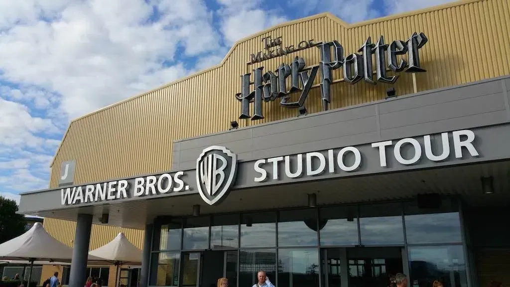 The Making of Harry Potter Warner Bros studio tour building.