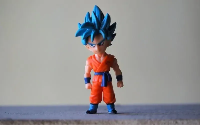 San Goku from Dragon Ball Z's action figurine.