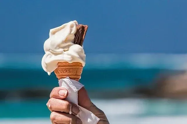 In the UK it's popular to put a chocolate flake on an ice cream, called a 99 Flake.