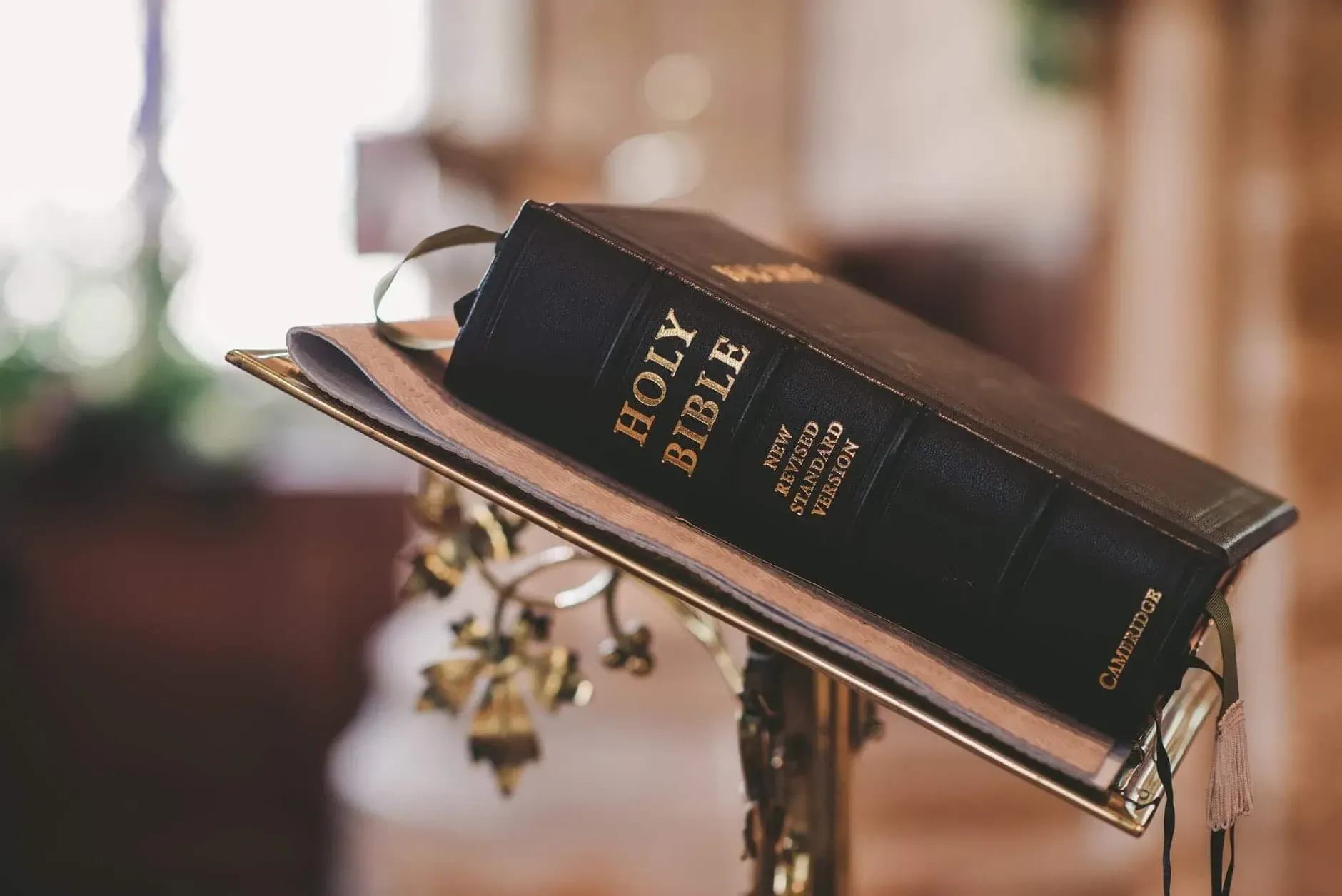 Christians preach the Bible at Church