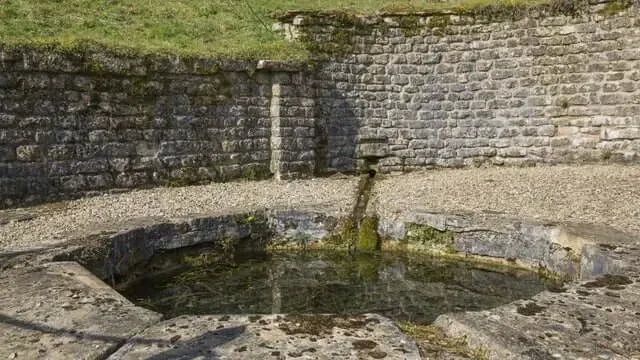 The Nymphaeum water shrine demonstrates the changing religion of the people who lived there. 
