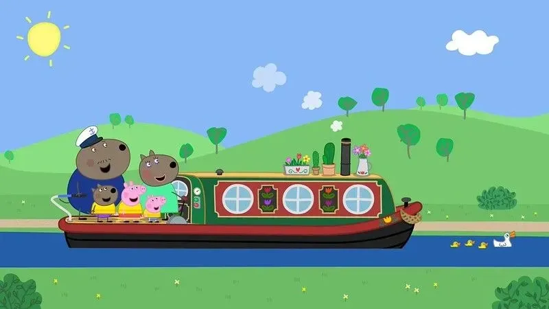 Peppa’s house must be close to the coast.