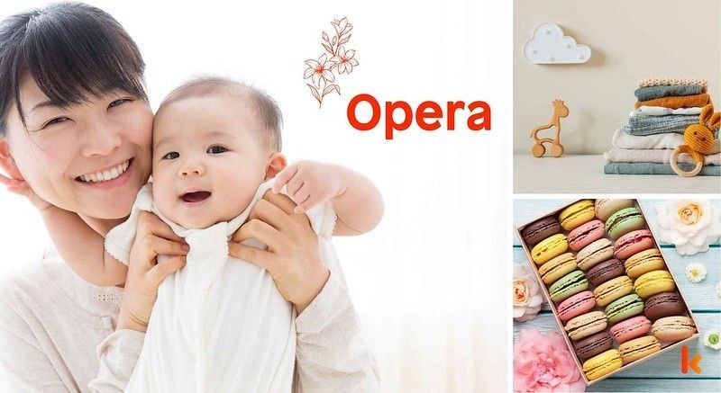 Meaning of the name Opera
