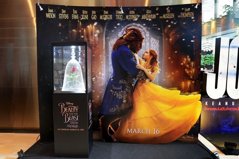Beautiful Standee of Beauty and the Beast