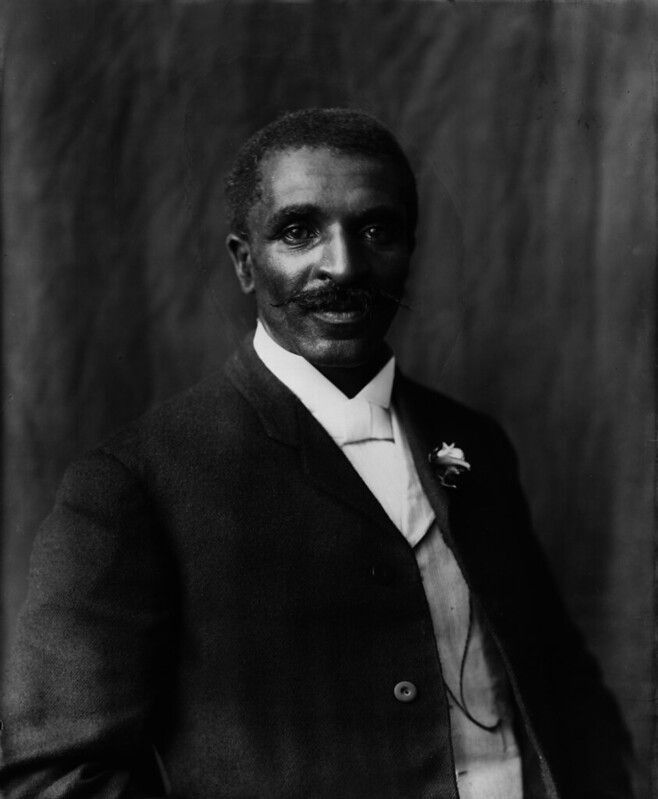 George Washington Carver in black and white