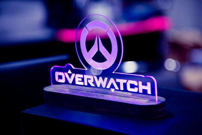 Overwatch Computer Gaming Sign LED