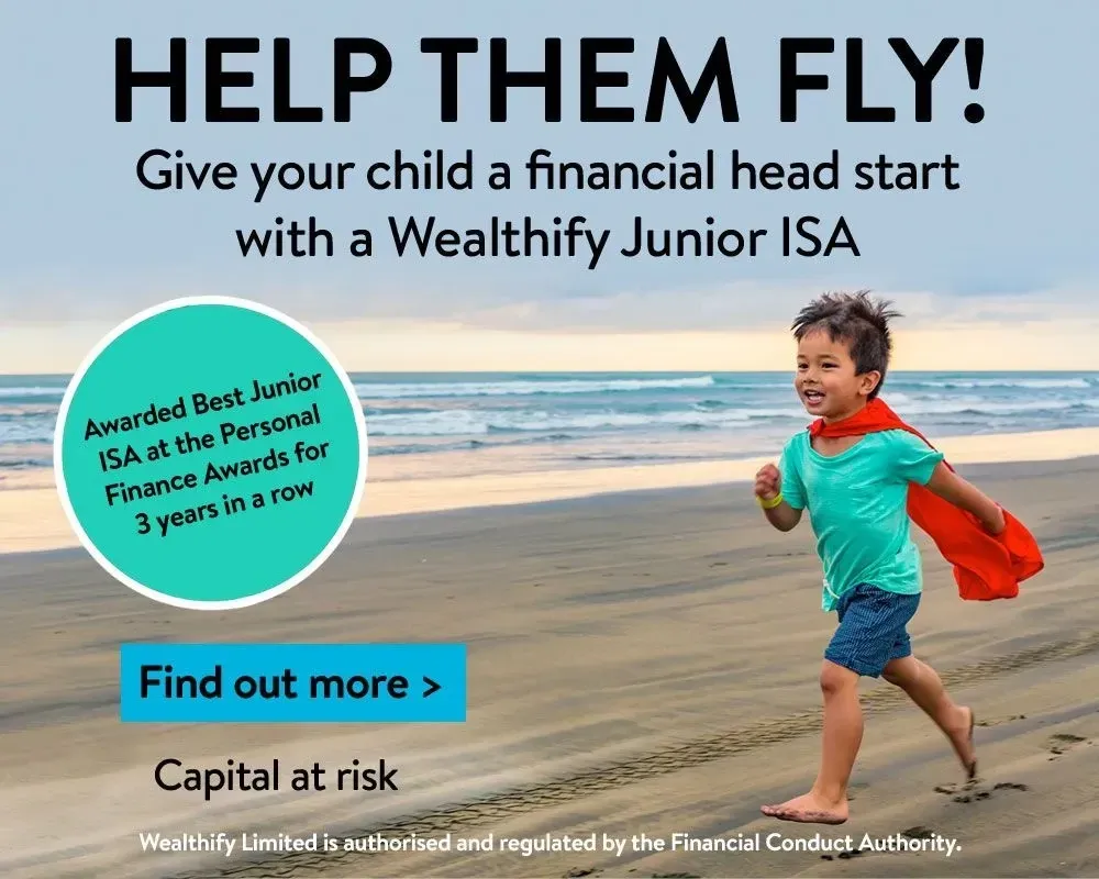 Try Wealthify and invest in your child's future.