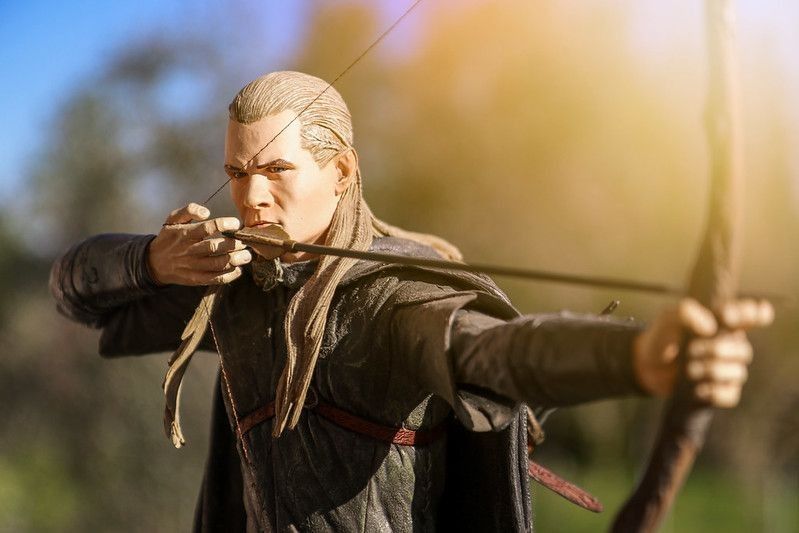 Action figure of Legolas from The Lord Of The Rings movie