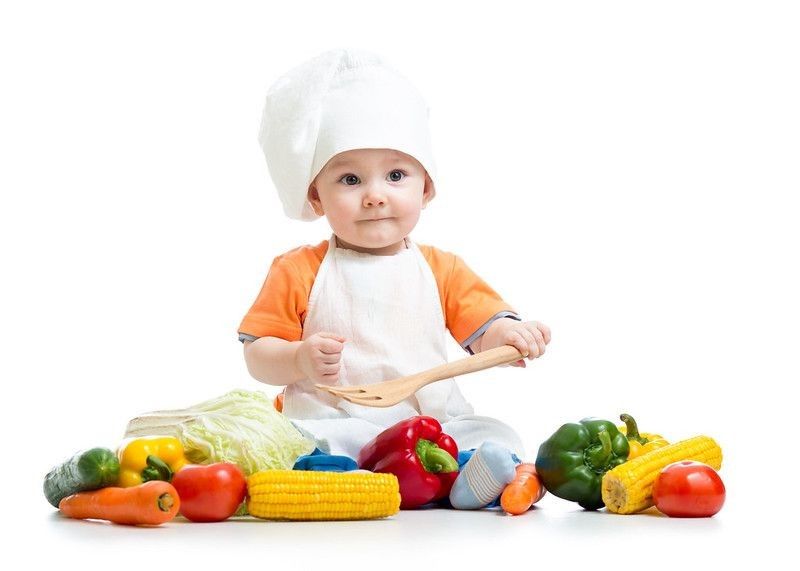 Baby cook with fresh vegetables - Nicknames