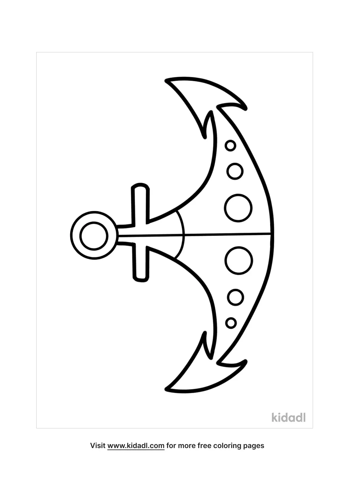 Free Anchor Coloring Page | Coloring Page Printables | Kidadl