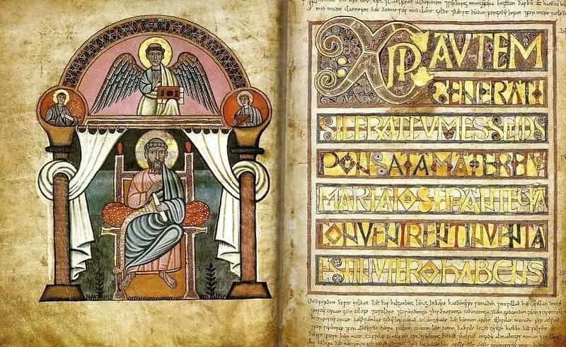 Codex Aureus Canterbury Manuscript.