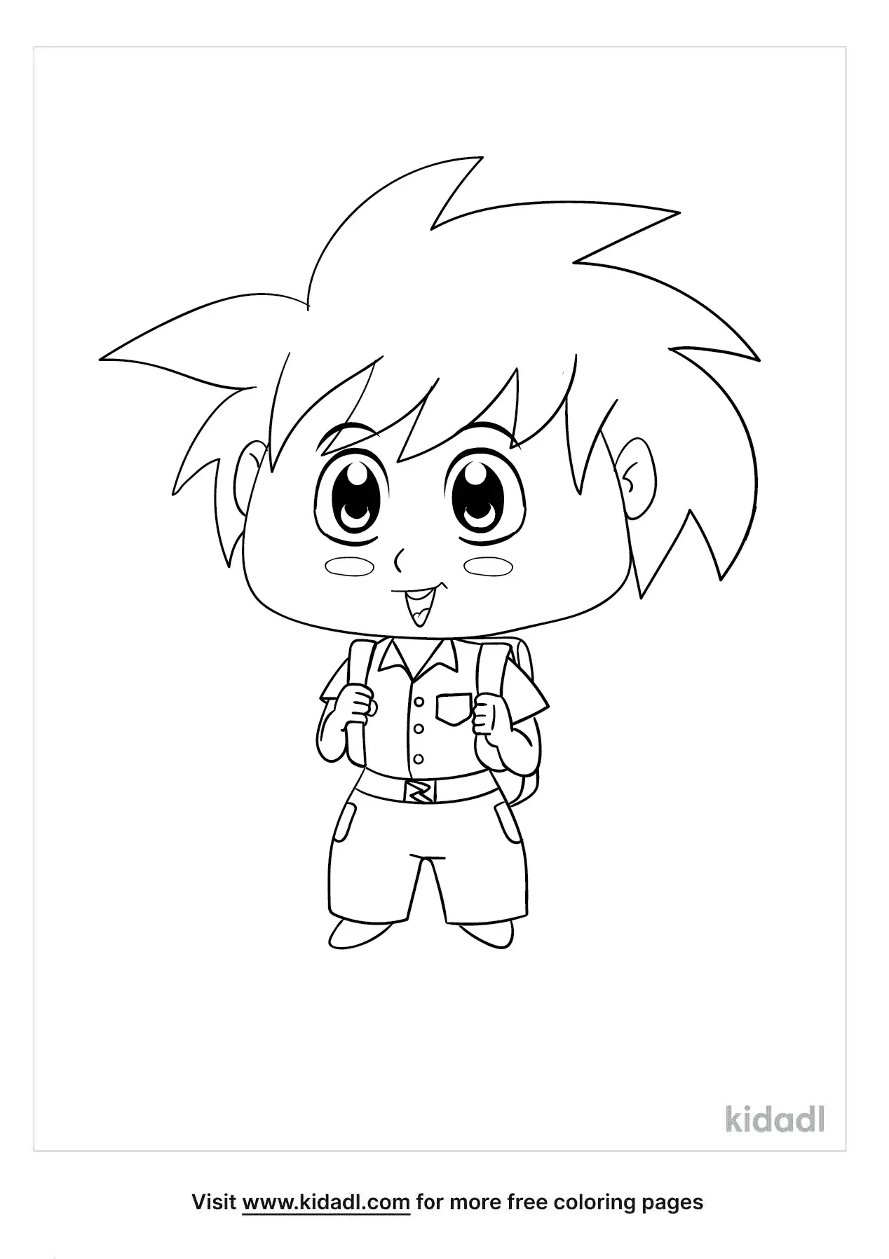 Anime Coloring Page  Haruko anime character sketch transparent background  PNG clipart  HiClipart