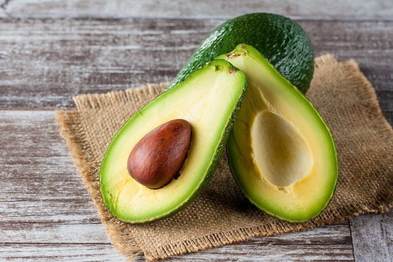 Close up of an avocado 