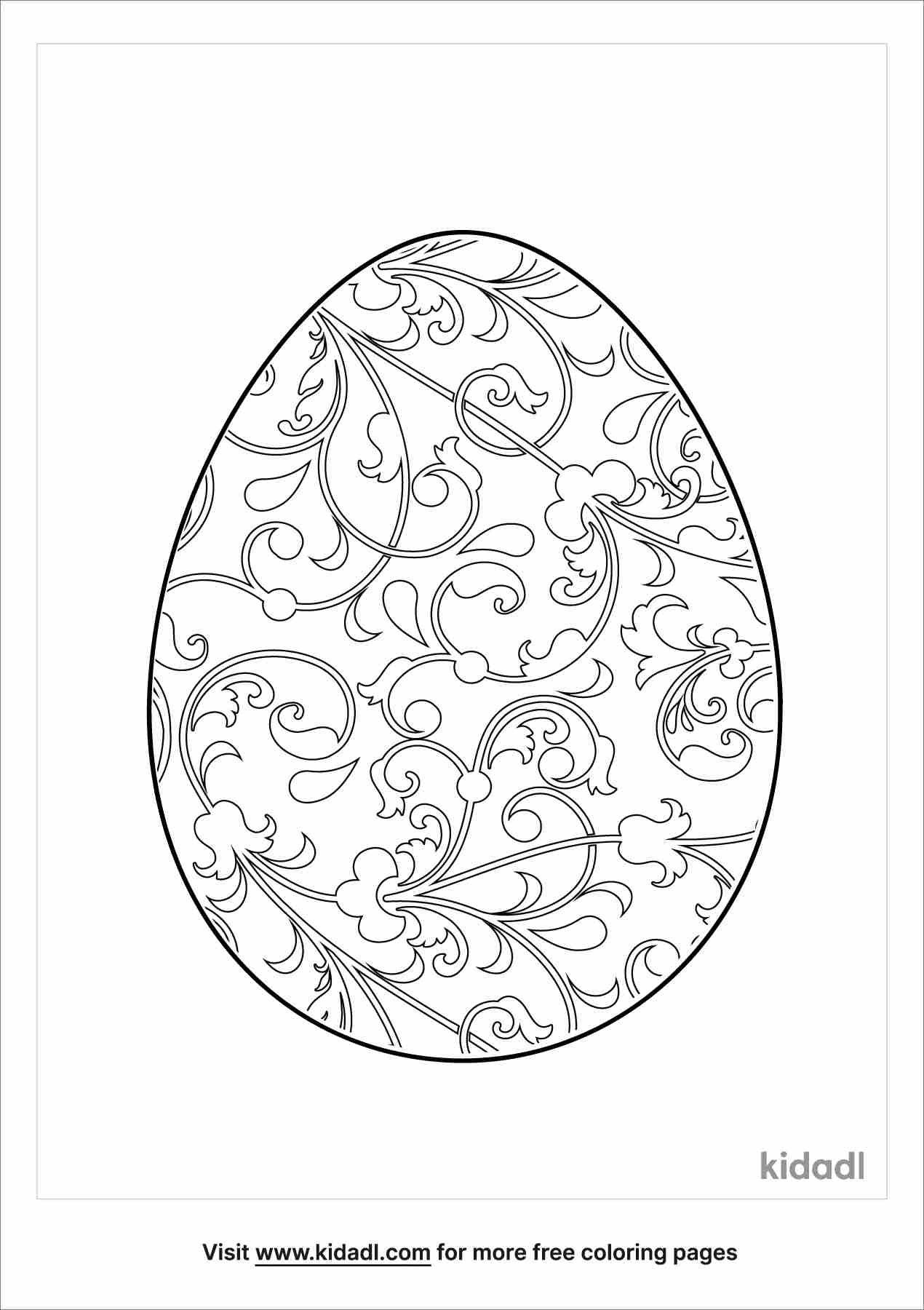 coloring page that have camouflage egg