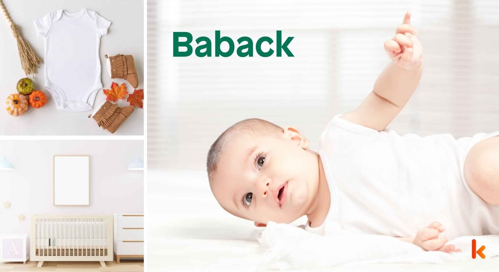 Meaning of the name Baback