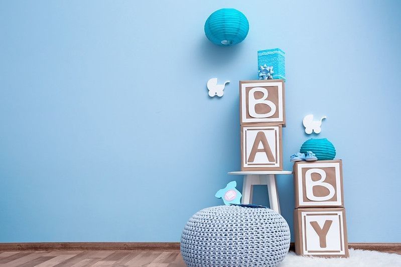 Beautiful decorations for baby shower party