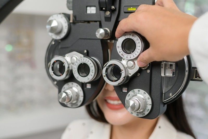 A visual test using Bifocal Optometry
