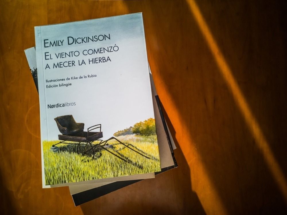 A book of poetry by the woman writer Emily Dickinson