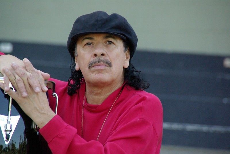 Carlos Santana in the Golden Gate Park