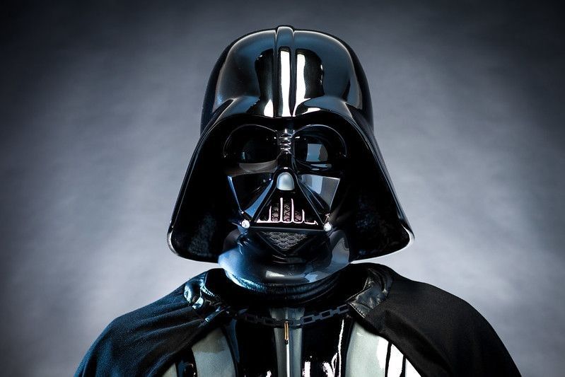 Helmet of Darth Vader costume replica