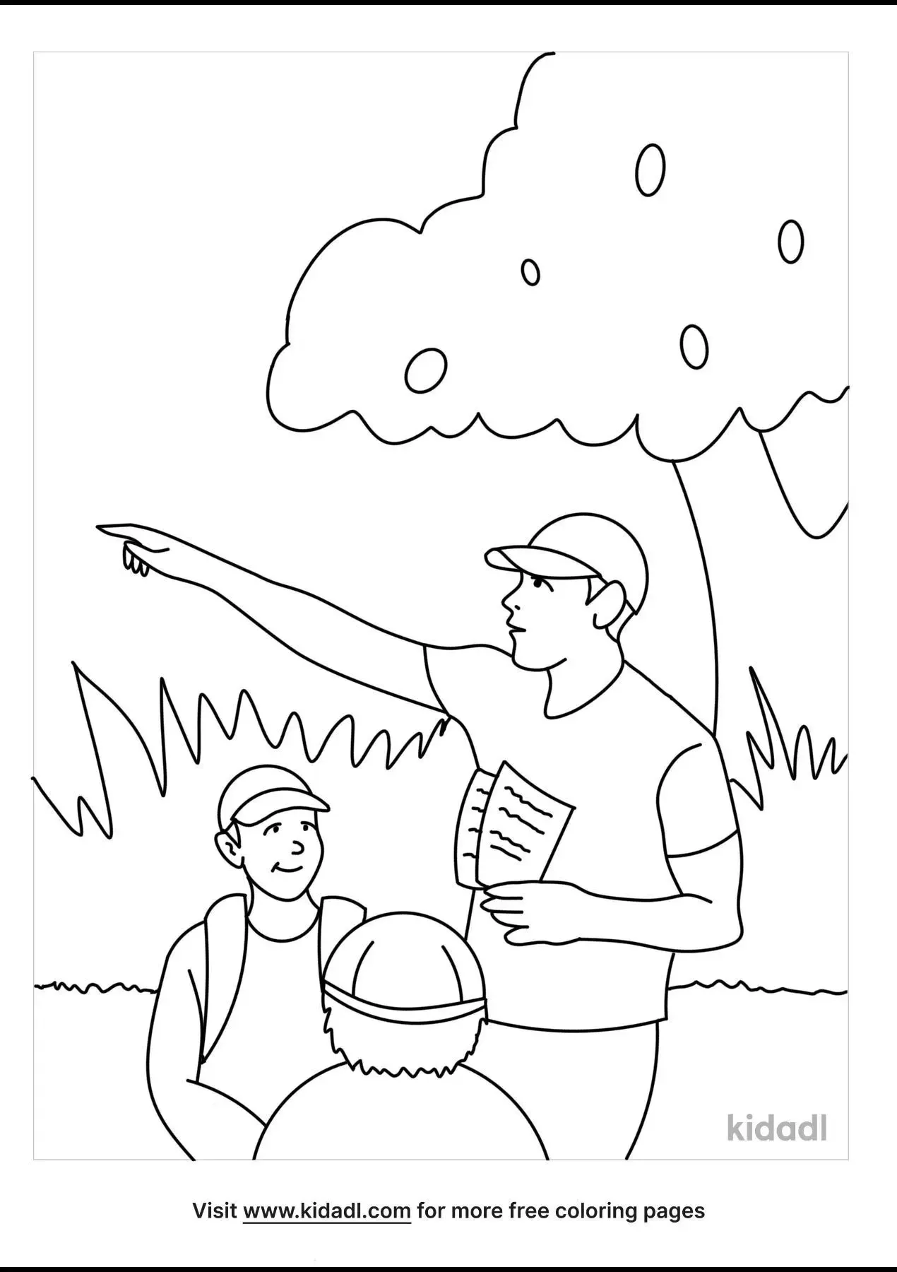 free field trip coloring page