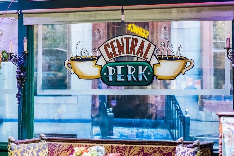 "Central Perk" cafe set in Warner Bros studios: Friends Tv Show