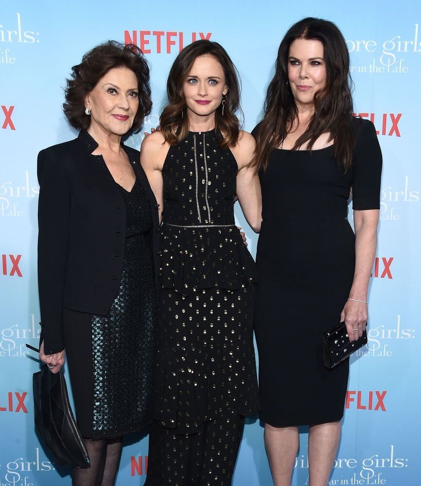 Kelly Bishop, Alexis Bledel and Lauren Graham arrives to the Netflix's 'Gilmore Girls: A Year In The Life' Premiere
