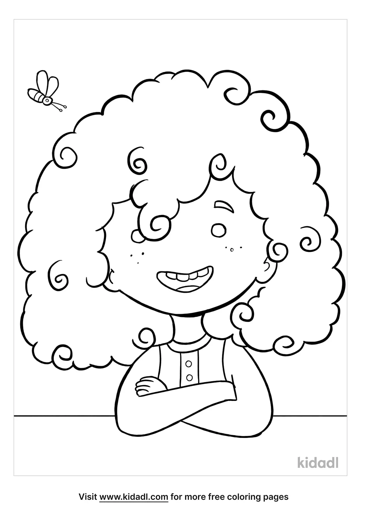 Beautiful Curly Hair Drawing Cartoon Commercial Elements PNG Images  PSD  Free Download  Pikbest