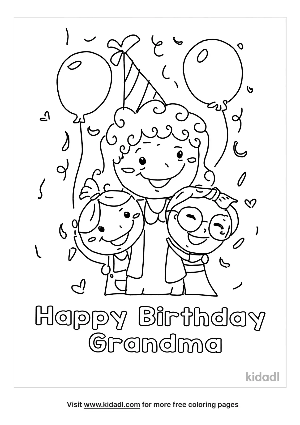 Happy Birthday Grandma Card Printable