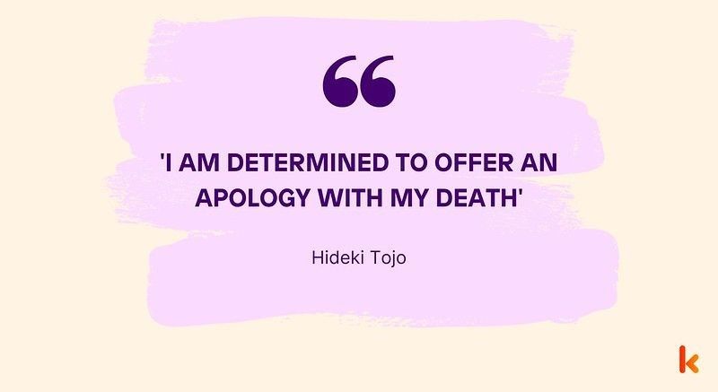 30 famous Hideki Tojo quotes!