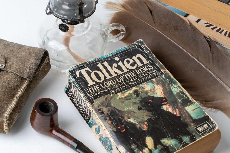 Vintage paperback edition of Tolkien's Lord Of The Rings