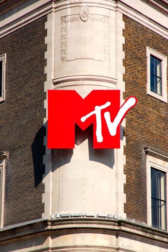 The MTV sign outside the network offices