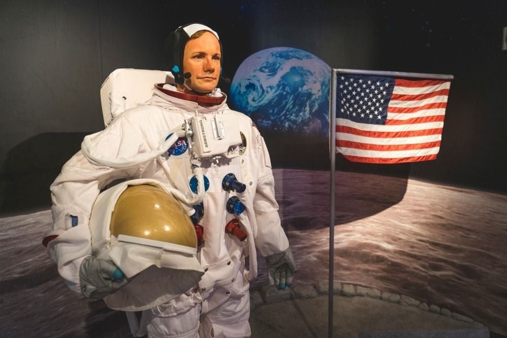 Neil Armstrong, Public Figure. Madame Tussauds Wax museum at ICON Park on International Drive.