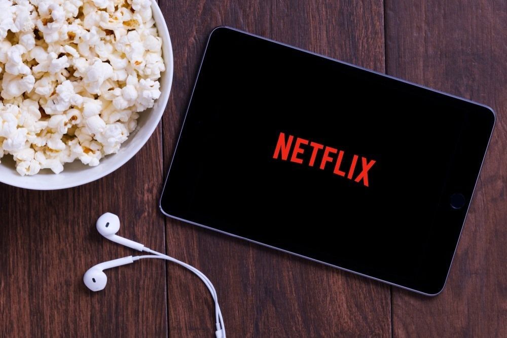 Netflix logo on Apple Ipad