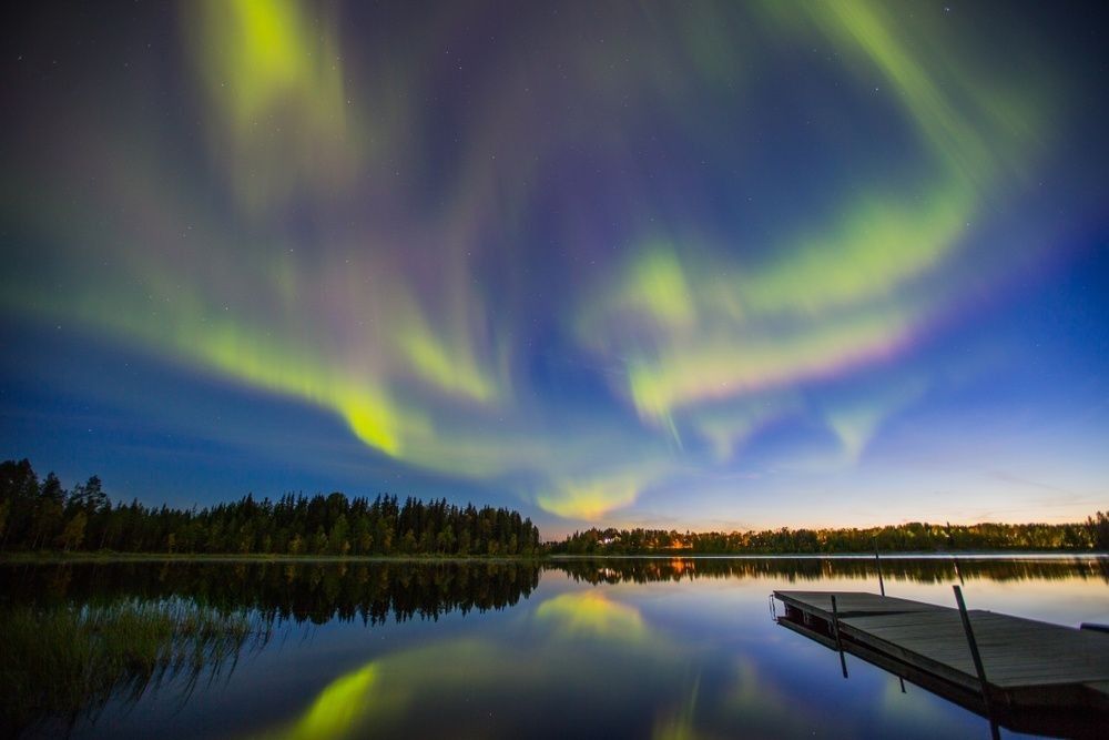 Northern lights in Kiruna