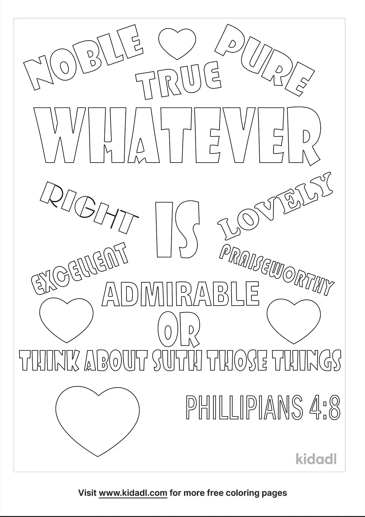 philippians-4-8-with-colorful-arrows-think-on-these-things-etsy-in-2020-bible-verse-coloring