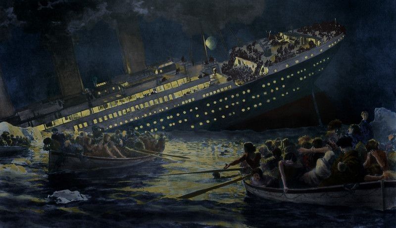 Sinking Of The Titanic.