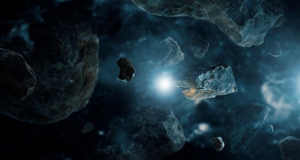 Meteorites in deep space planets
