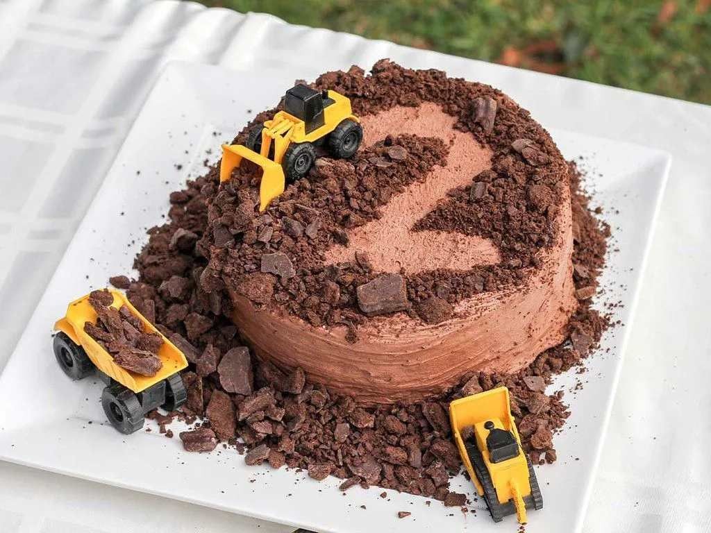 tractor birthday cake sure to hit with young
